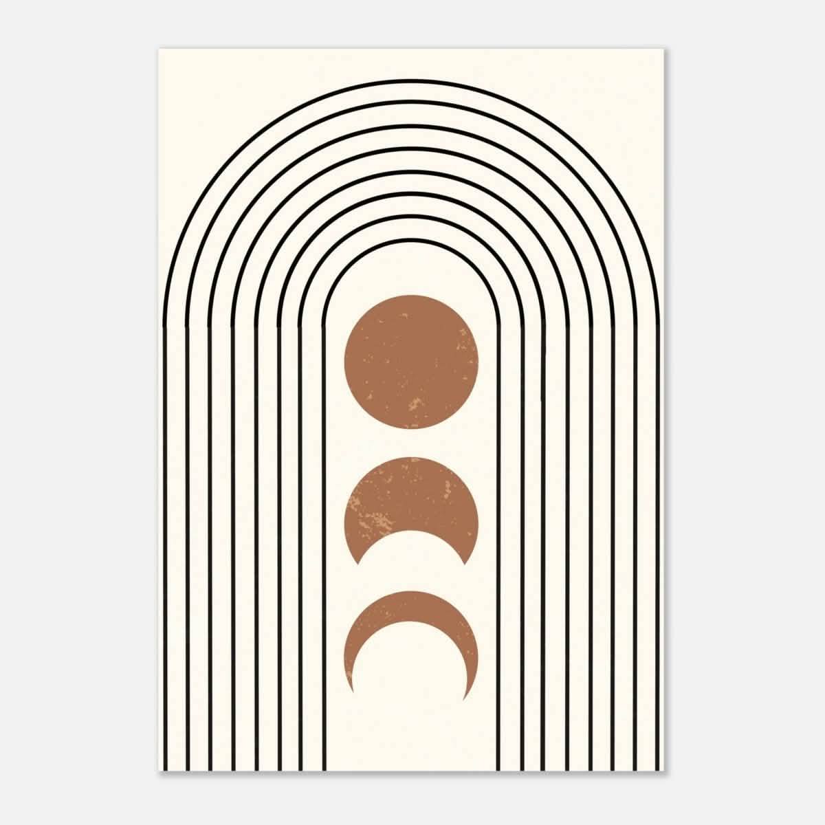 Da Vinci Wall art Print | Geometric Modern Minimalist wall art print | Bohemian - Aluminum Print - 70x100 cm / 28x40″ -