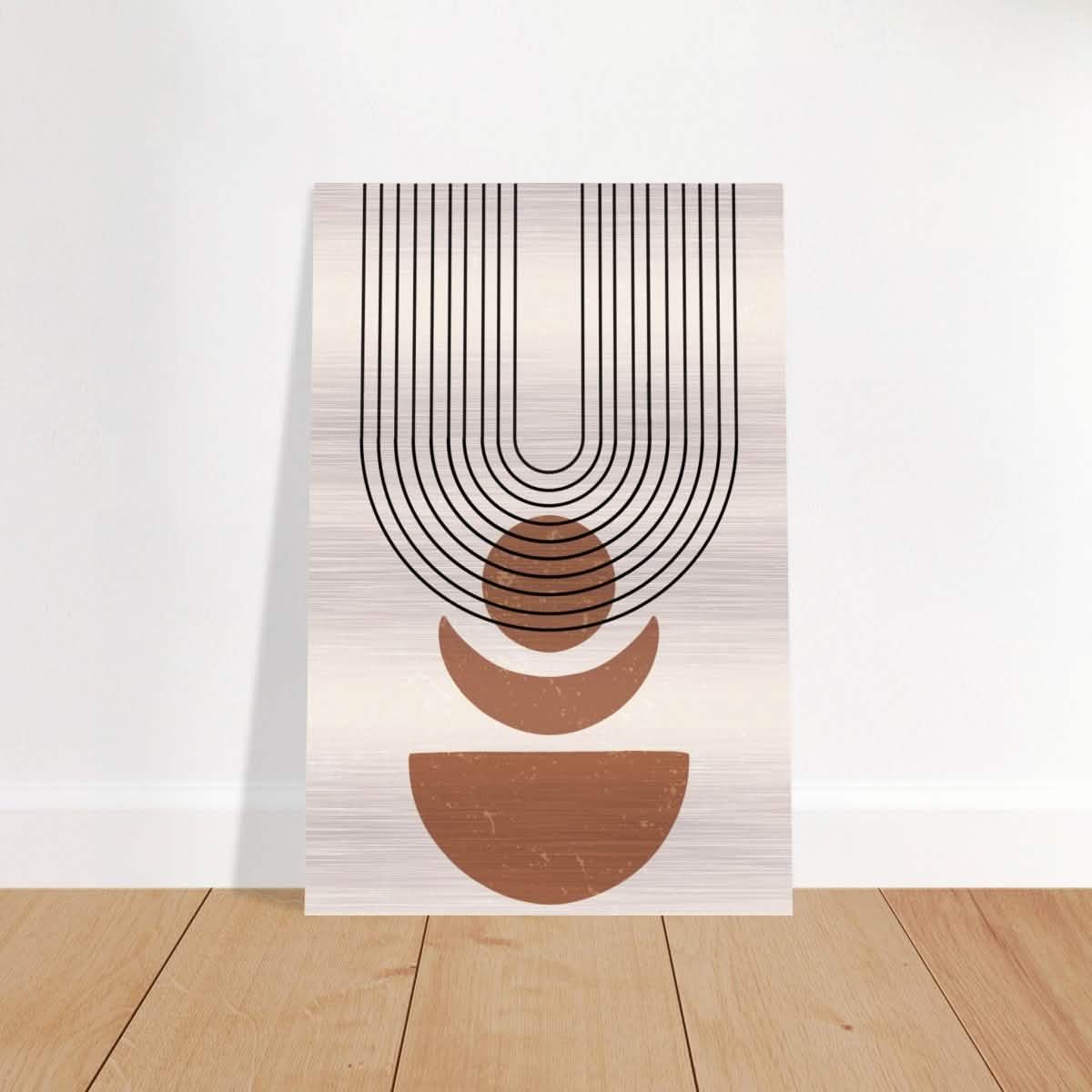 Da Vinci Wall art Print | Geometric Modern Minimalist wall art print | Bohemian - Brushed Aluminum Print - 40x60 cm / 16x24″ -