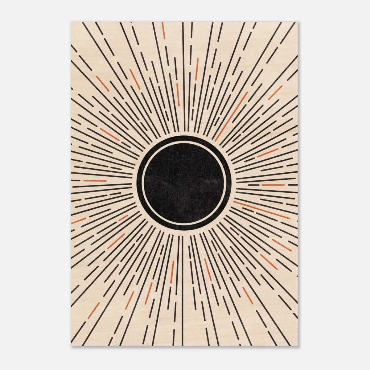 Da Vinci Wall art Print | Geometric Modern wall art print | Bohemian - Wood Prints - 70x100 cm / 28x40″ - 20 mm