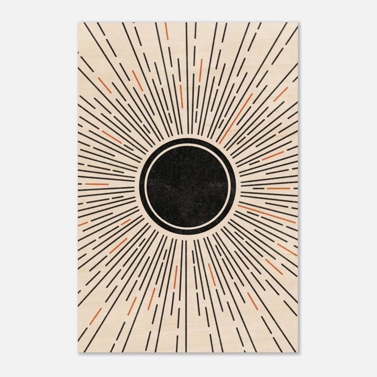 Da Vinci Wall art Print | Geometric Modern wall art print | Bohemian - Wood Prints - 50x75 cm / 20x30″ - 10 mm