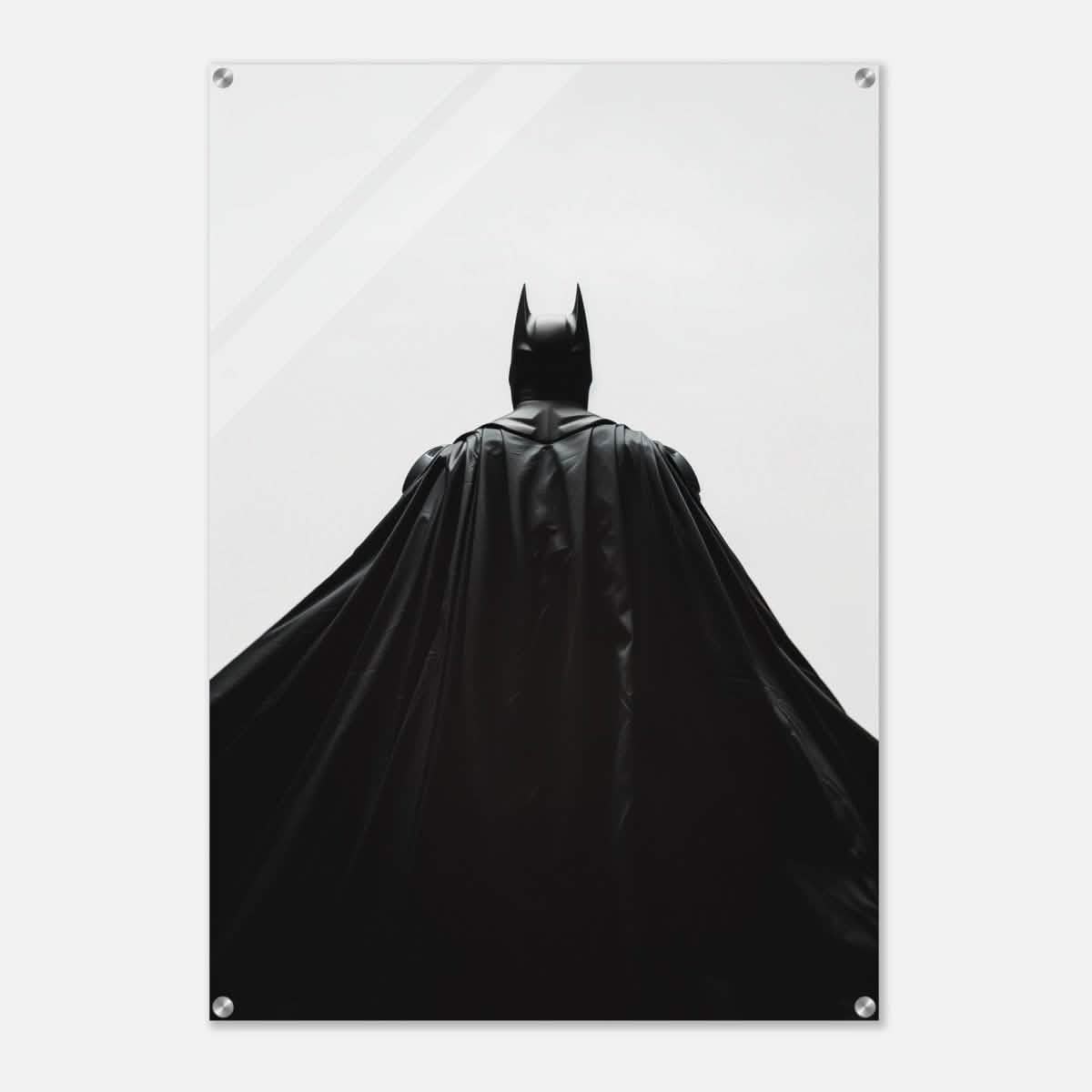 Da Vinci Wall art Print | Pop art wall art print collection | Batman | black and white - Acrylic Print - 70x100 cm / 28x40″ -