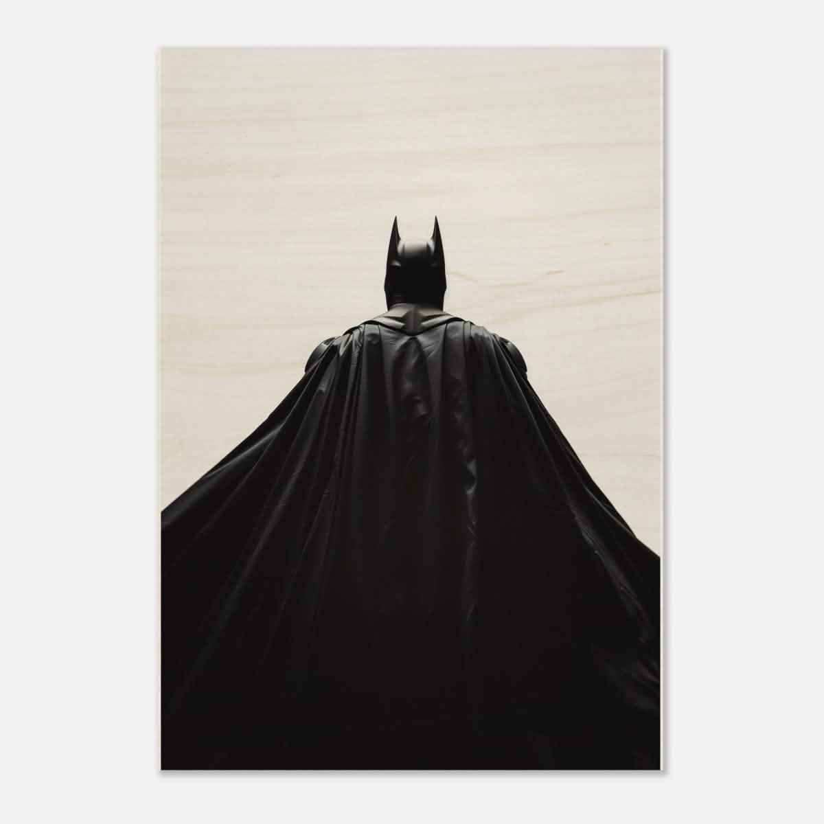 Da Vinci Wall art Print | Pop art wall art print collection | Batman | black and white - Wood Prints - 70x100 cm / 28x40″ -