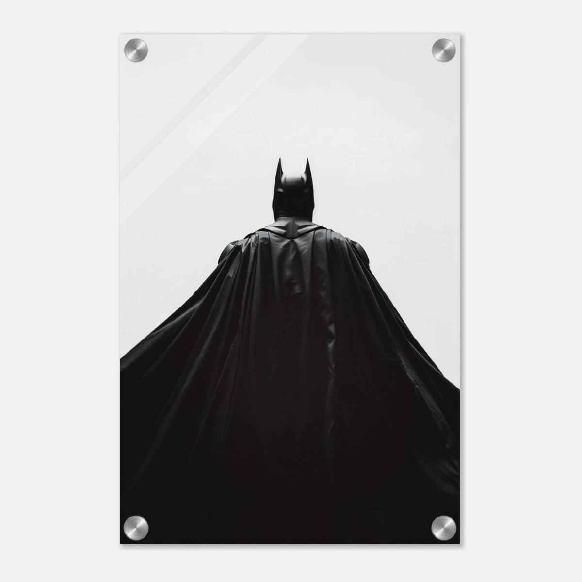 Da Vinci Wall art Print | Pop art wall art print collection | Batman | black and white - Acrylic Print - 30x45 cm / 12x18″ -