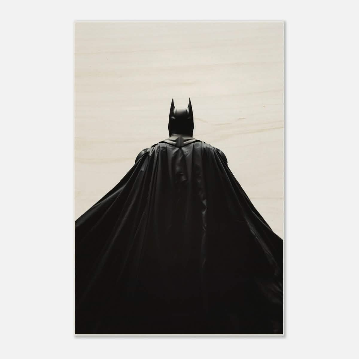 Da Vinci Wall art Print | Pop art wall art print collection | Batman | black and white - Wood Prints - 50x75 cm / 20x30″ -