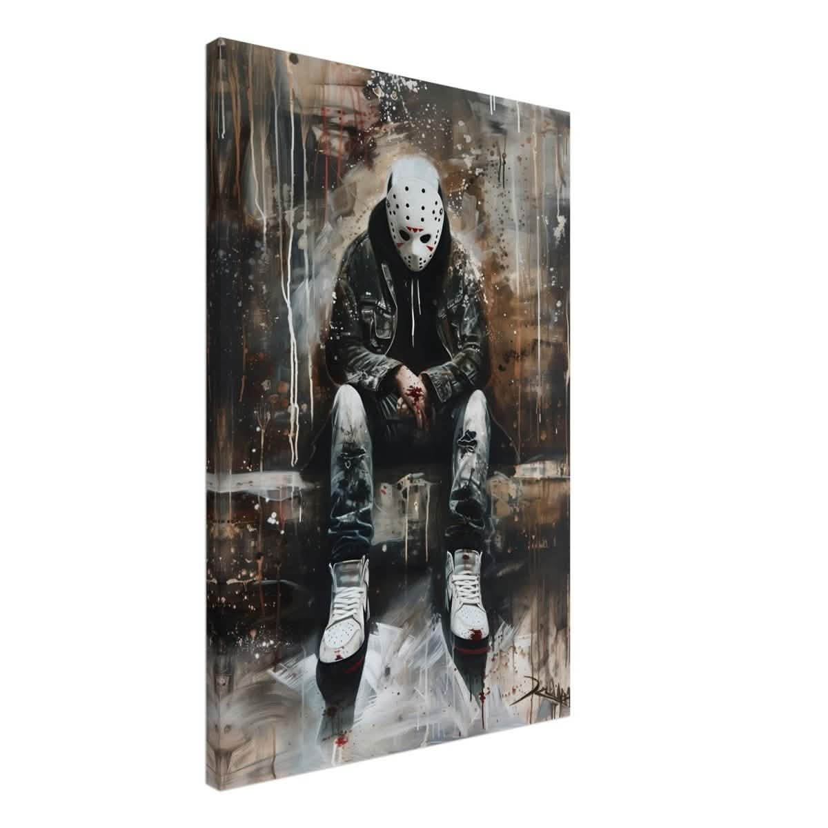 Da Vinci Wall art Print | Pop art wall art print collection |Jason Voorhees | Comic - Canvas - 50x75 cm / 20x30″ -