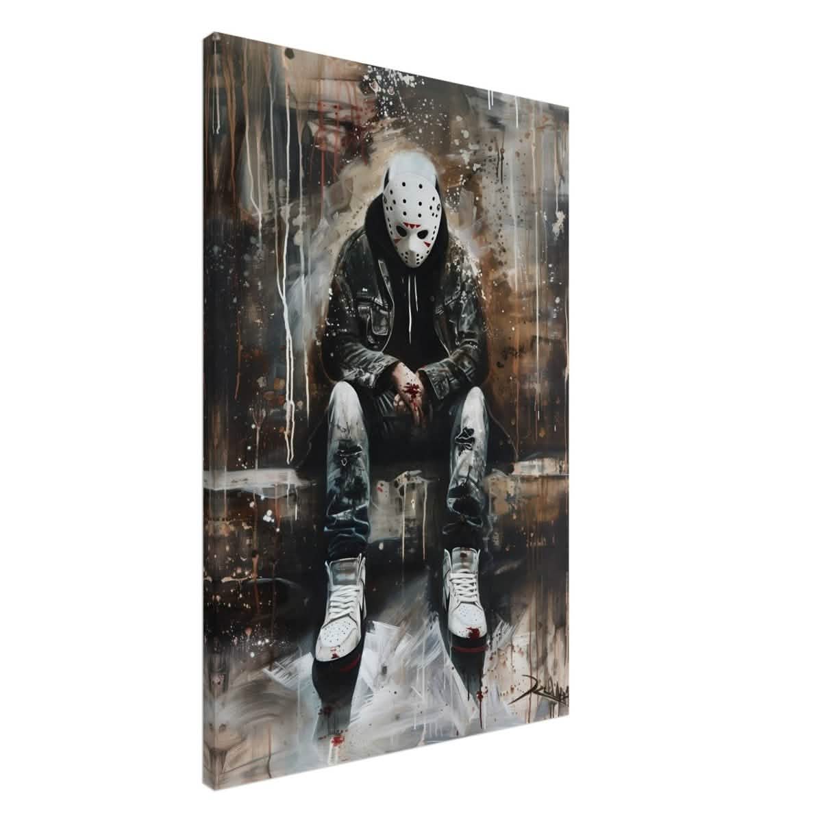 Da Vinci Wall art Print | Pop art wall art print collection |Jason Voorhees | Comic - Canvas - 60x90 cm / 24x36″ -