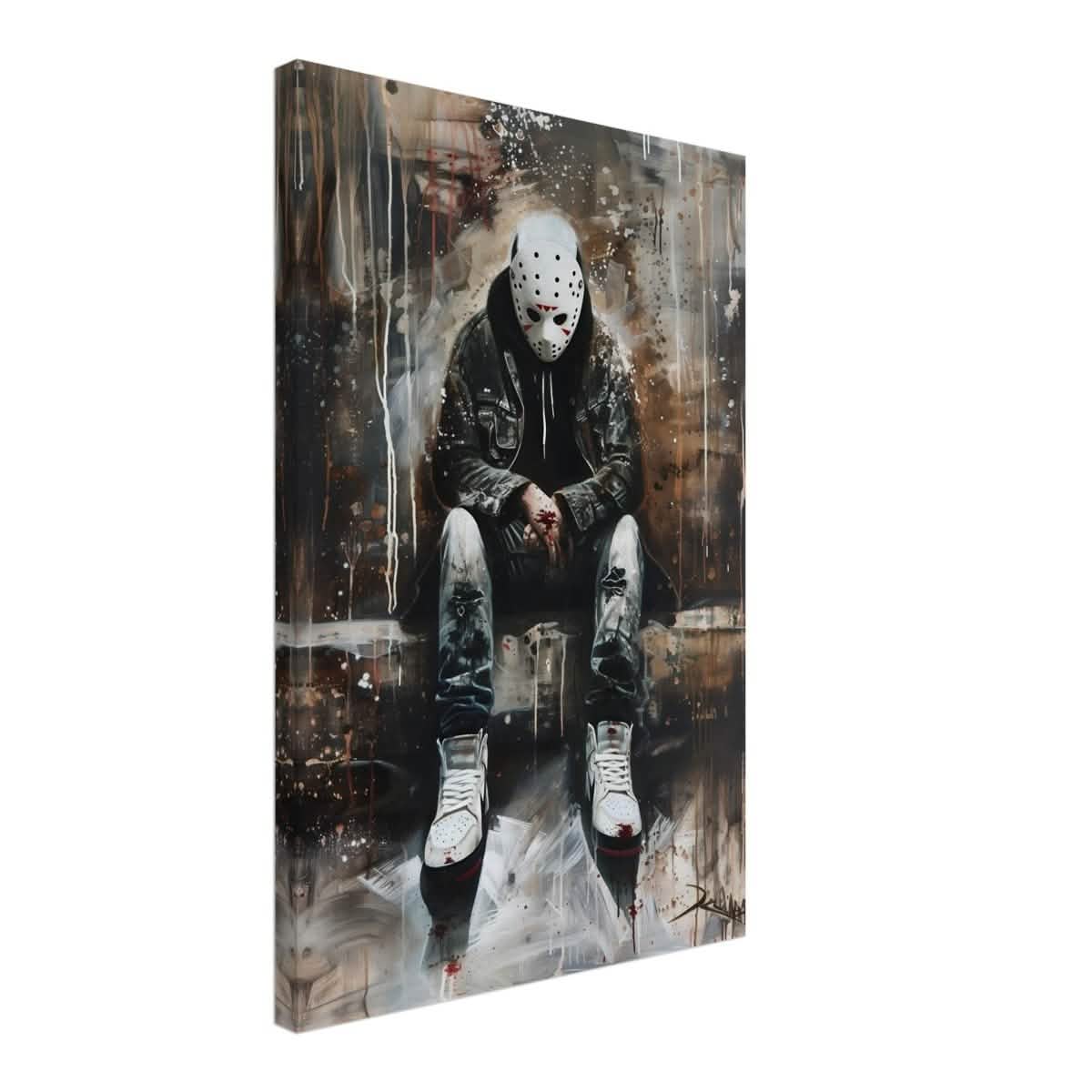 Da Vinci Wall art Print | Pop art wall art print collection |Jason Voorhees | Comic - Canvas - 40x60 cm / 16x24″ -