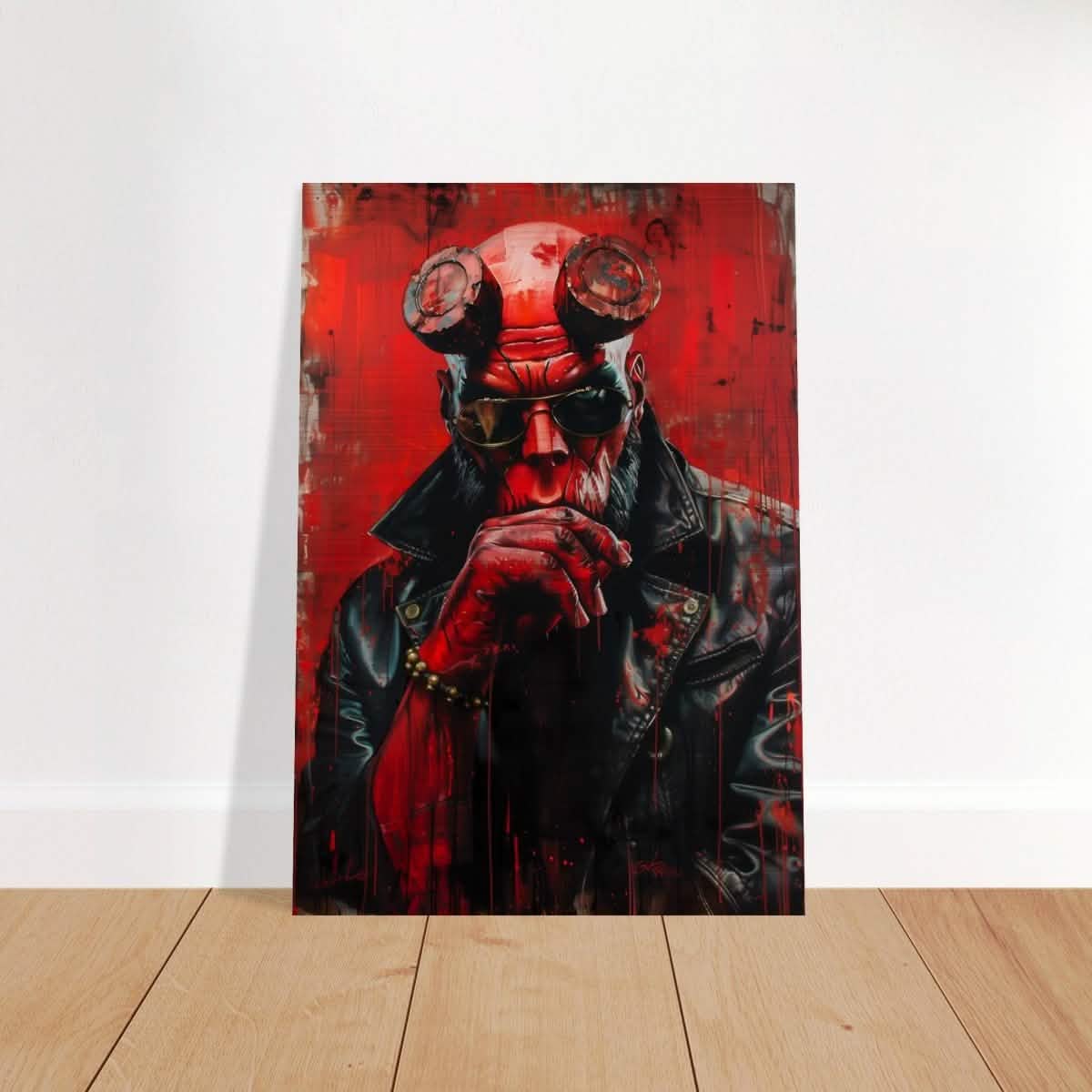 Da Vinci Wall art Print | Pop art wall art print collection | Korg | Marvel - Brushed Aluminum Print - 70x100 cm / 28x40″ -