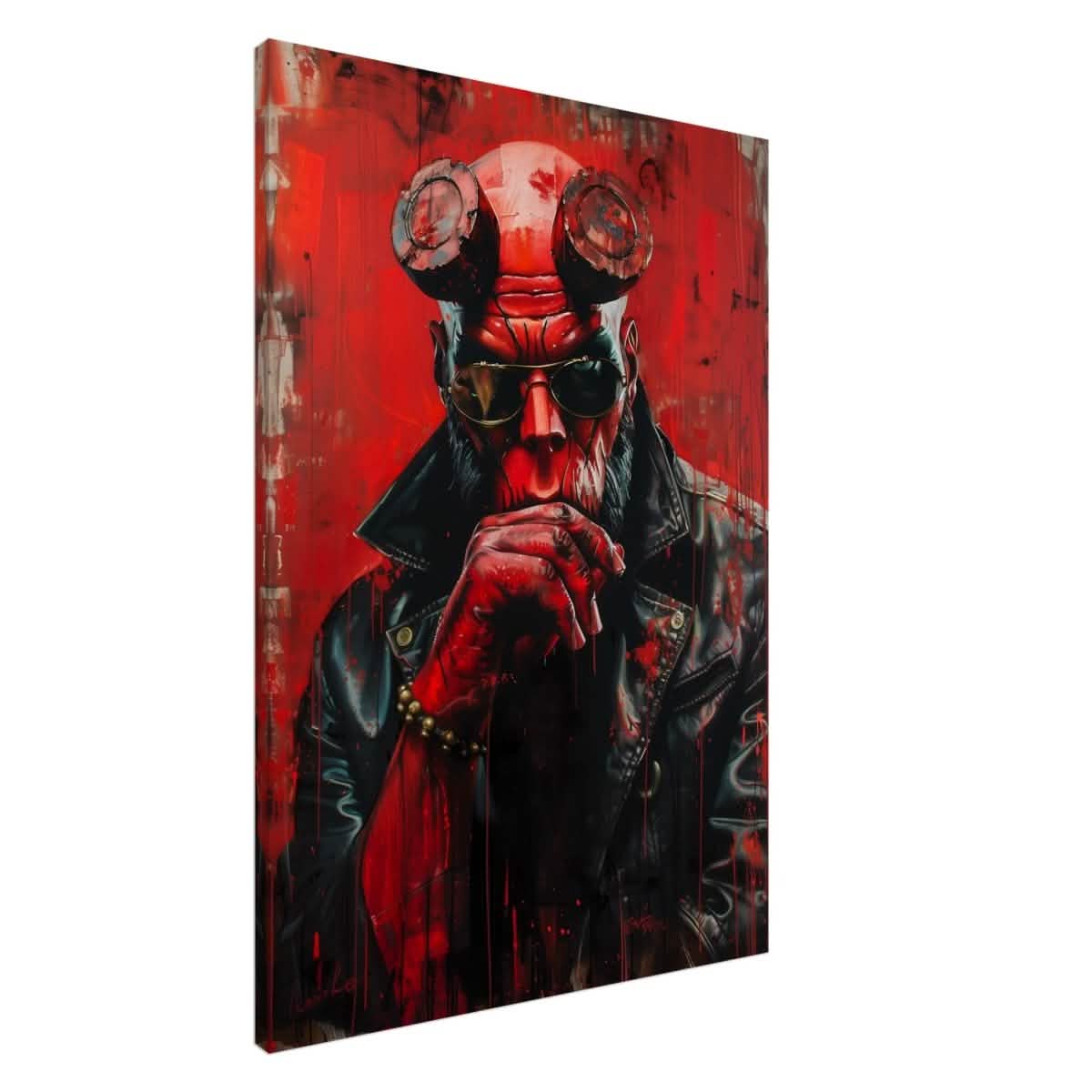 Da Vinci Wall art Print | Pop art wall art print collection | Korg | Marvel - Canvas - 70x100 cm / 28x40″ - Slim