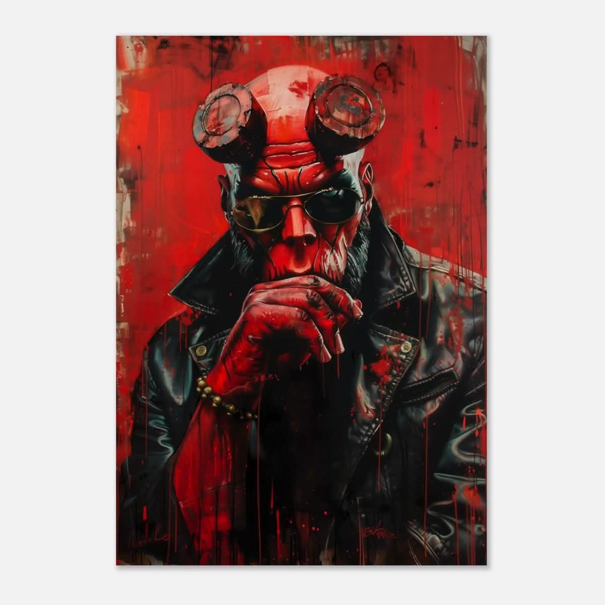 Da Vinci Wall art Print | Pop art wall art print collection | Korg | Marvel - Wood Prints - 70x100 cm / 28x40″ - 10 mm