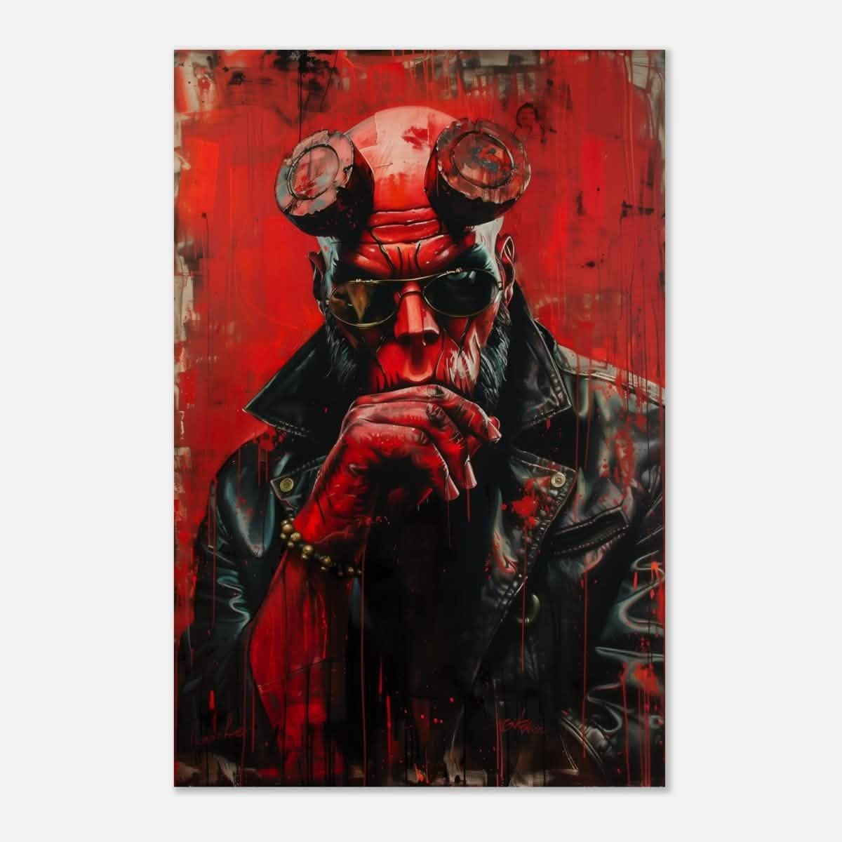 Da Vinci Wall art Print | Pop art wall art print collection | Korg | Marvel - Wood Prints - 30x45 cm / 12x18″ - 10 mm