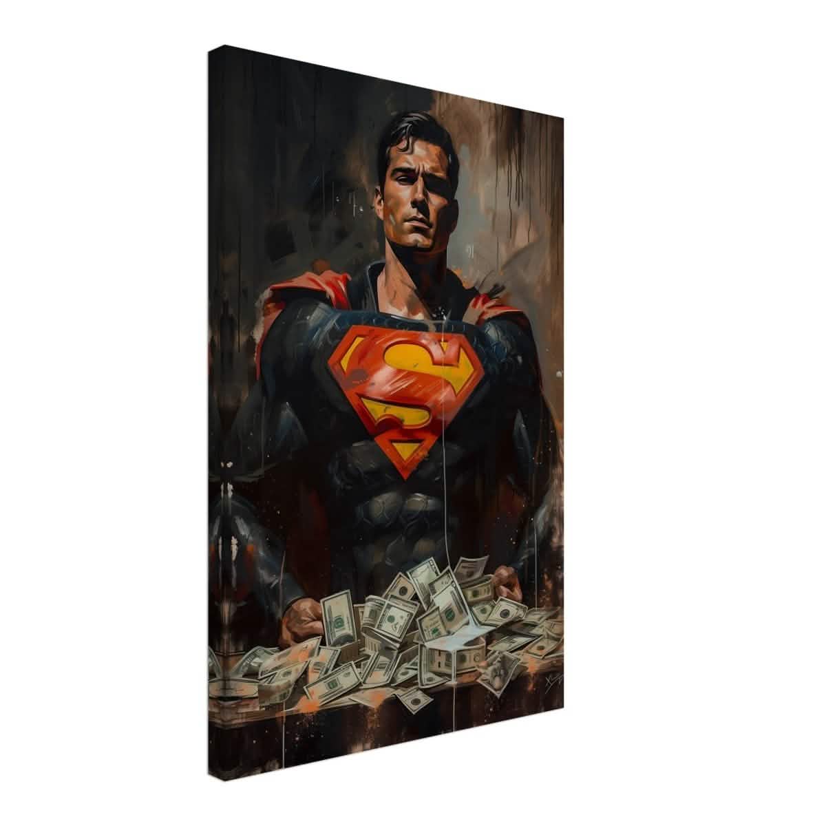 Da Vinci Wall art Print | Pop art wall art print collection | Superman - Canvas - 40x60 cm / 16x24″ -