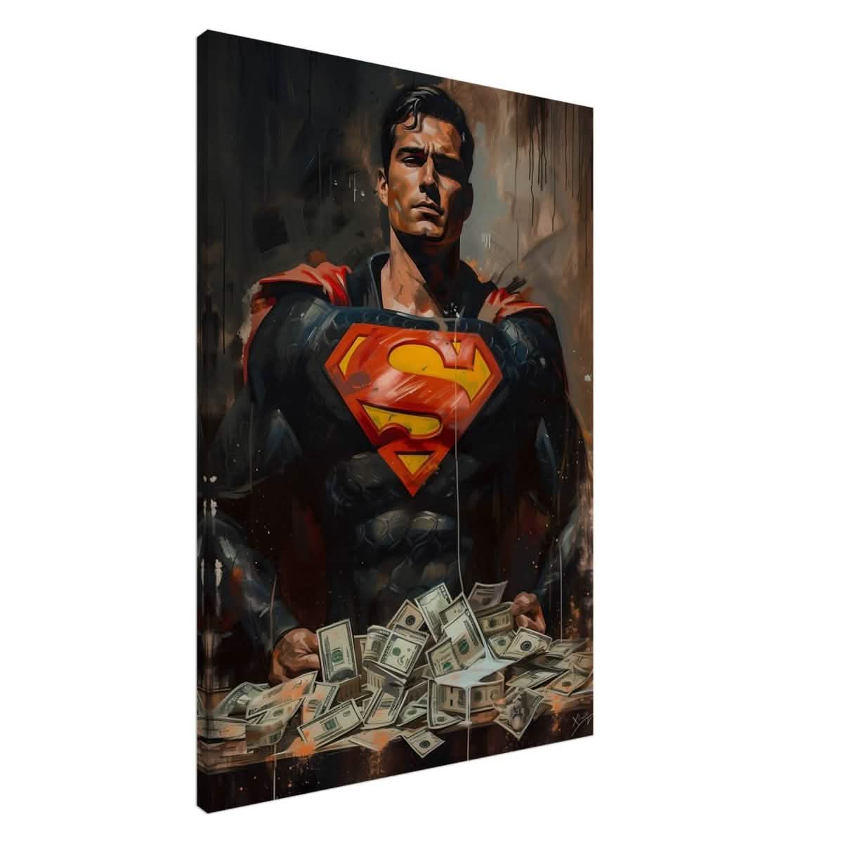 Da Vinci Wall art Print | Pop art wall art print collection | Superman - Canvas - 70x100 cm / 28x40″ -
