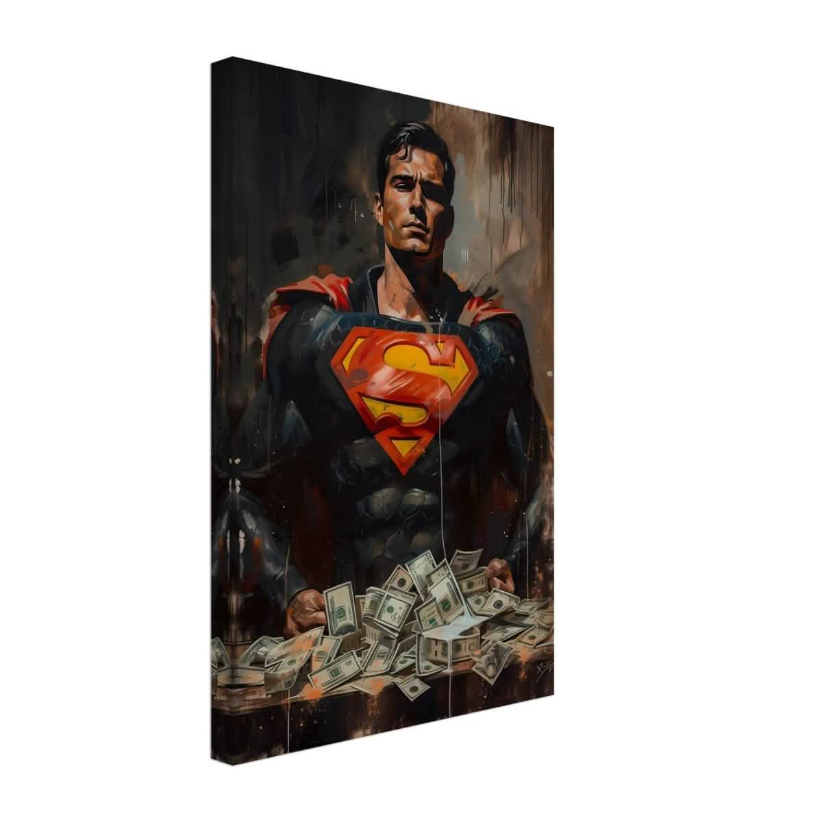 Da Vinci Wall art Print | Pop art wall art print collection | Superman - Canvas - 30x45 cm / 12x18″ -