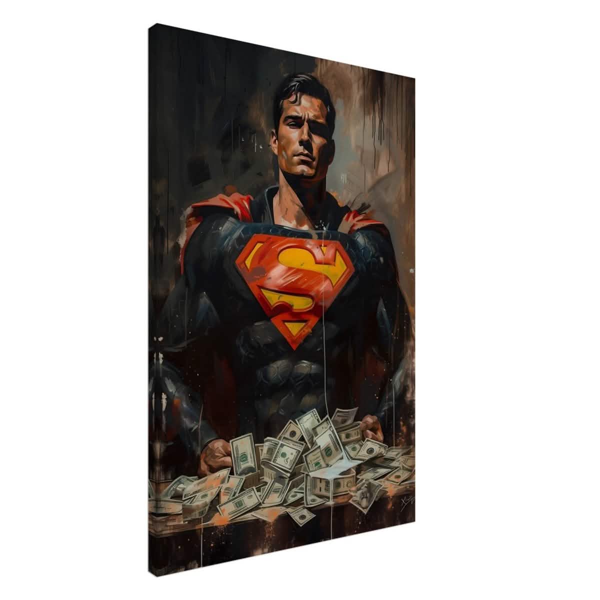 Da Vinci Wall art Print | Pop art wall art print collection | Superman - Canvas - 60x90 cm / 24x36″ -