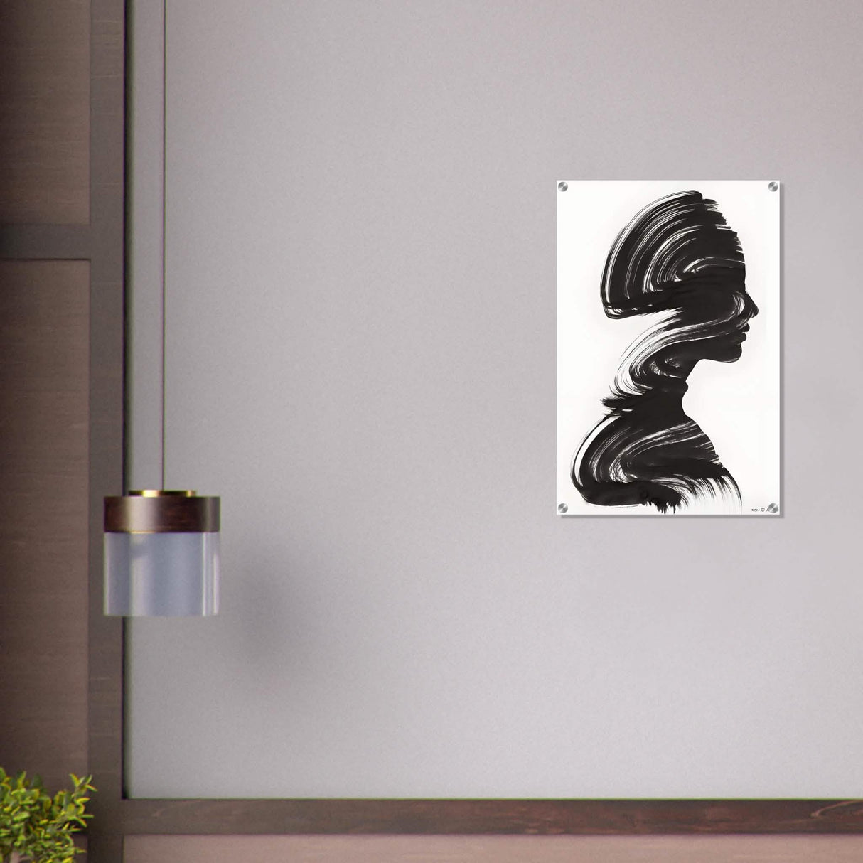 Da Vinci's Minimalist Wall Art - Acrylic Print - 50x75 cm / 20x30″ -