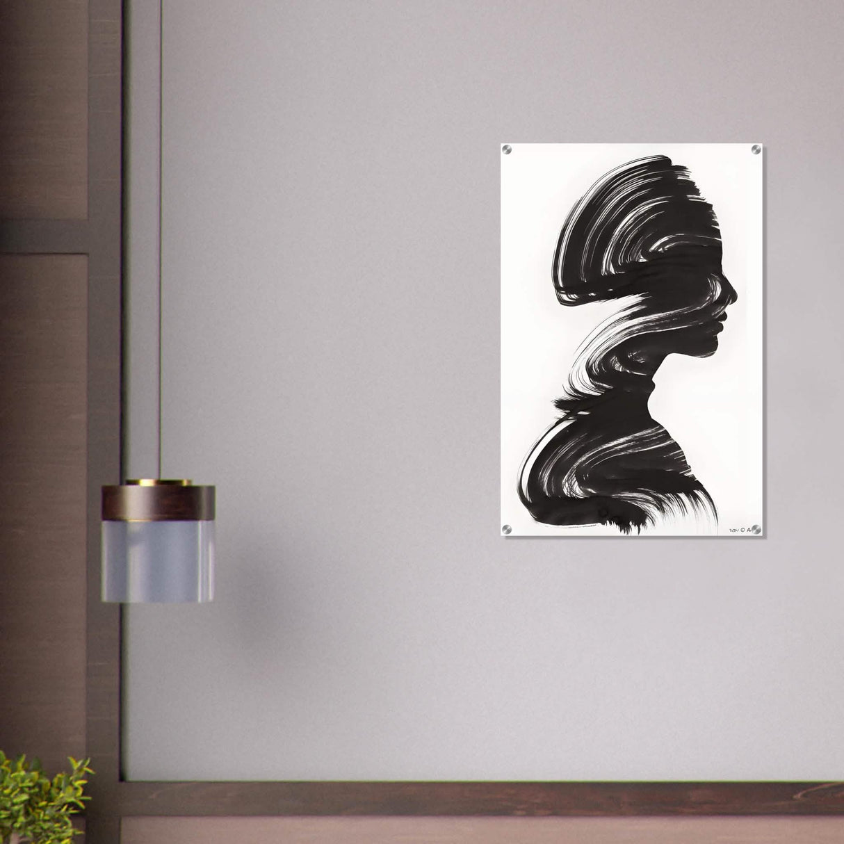 Da Vinci's Minimalist Wall Art - Acrylic Print - 60x90 cm / 24x36″ -