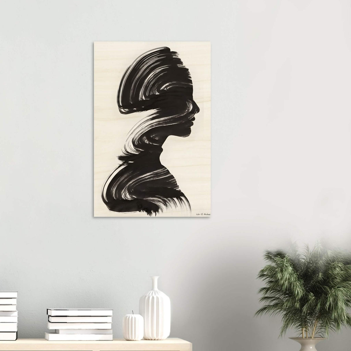 Da Vinci's Minimalist Wall Art - Wood Prints - 50x75 cm / 20x30″ - 10 mm