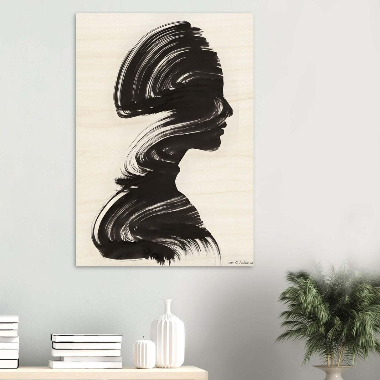 Da Vinci's Minimalist Wall Art - Wood Prints - 70x100 cm / 28x40″ - 10 mm