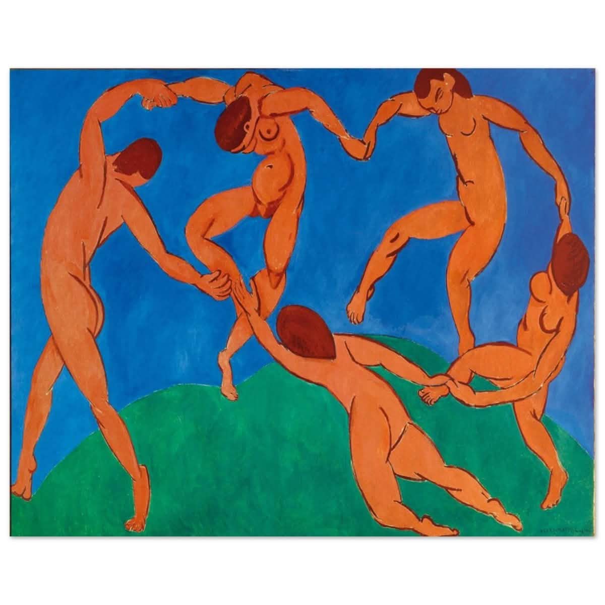 Dance by Henri Matisse | Vintage wall art print - Aluminum Print - 40x50 cm / 16x20″ -
