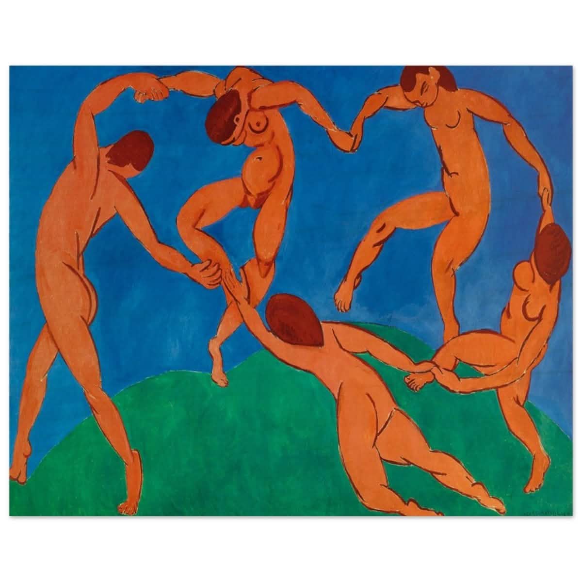 Dance by Henri Matisse | Vintage wall art print - Wood Prints - 40x50 cm / 16x20″ -
