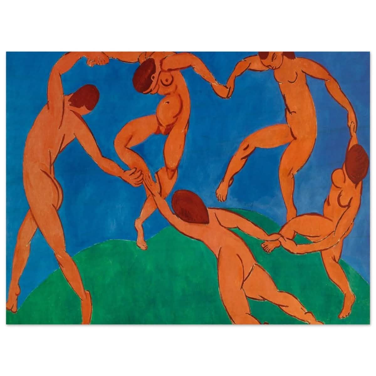 Dance by Henri Matisse | Vintage wall art print - Wood Prints - 30x40 cm / 12x16″ -