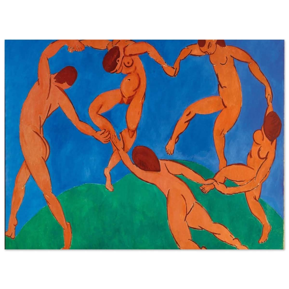 Dance by Henri Matisse | Vintage wall art print - Aluminum Print - 30x40 cm / 12x16″ -