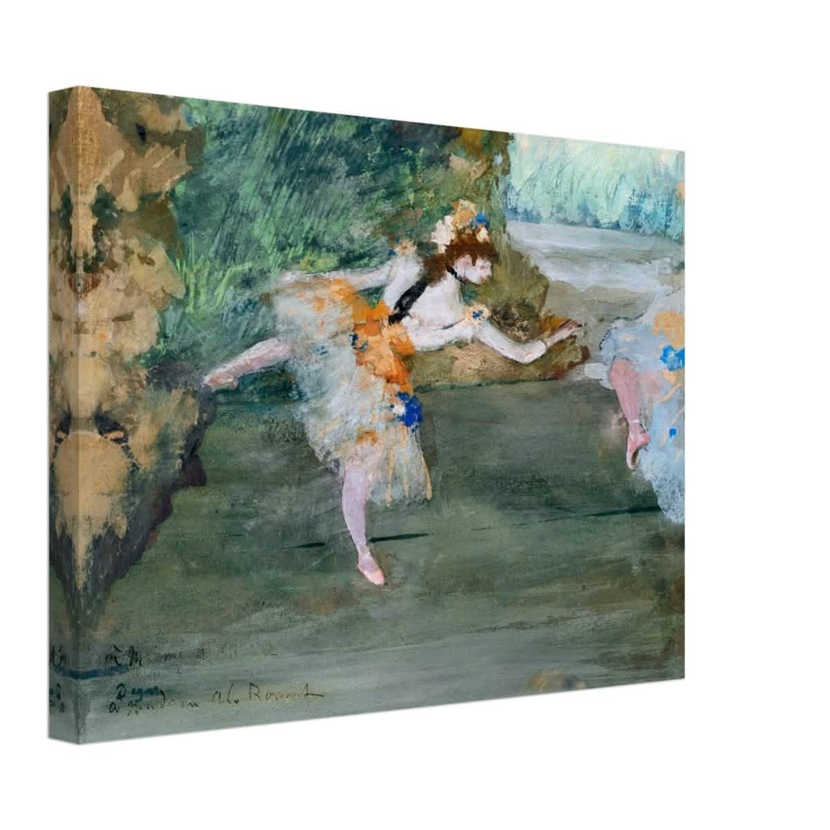 Dancer Onstage by Edgar Degas (1872–1882) | wall art print - 30x40 cm / 12x16″ - Canvas -