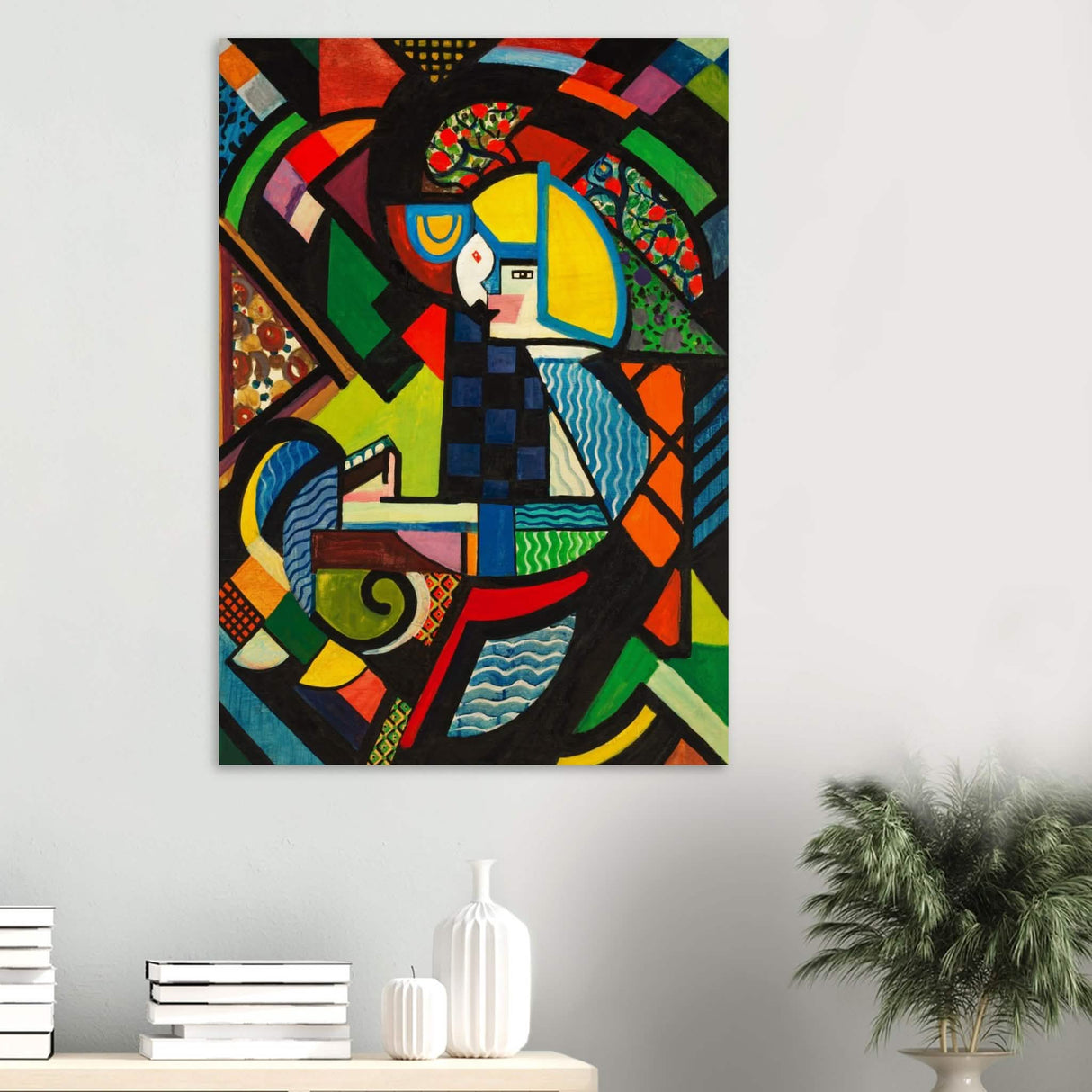 Daughter in a Rocker by H. Lyman Sayen 1918 - Wood Prints - 70x100 cm / 28x40″ - 20 mm