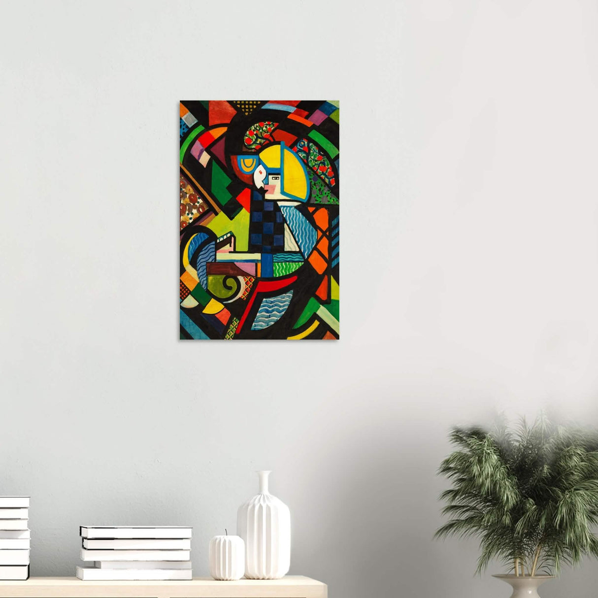 Daughter in a Rocker by H. Lyman Sayen 1918 - Wood Prints - 40x60 cm / 16x24″ - 20 mm