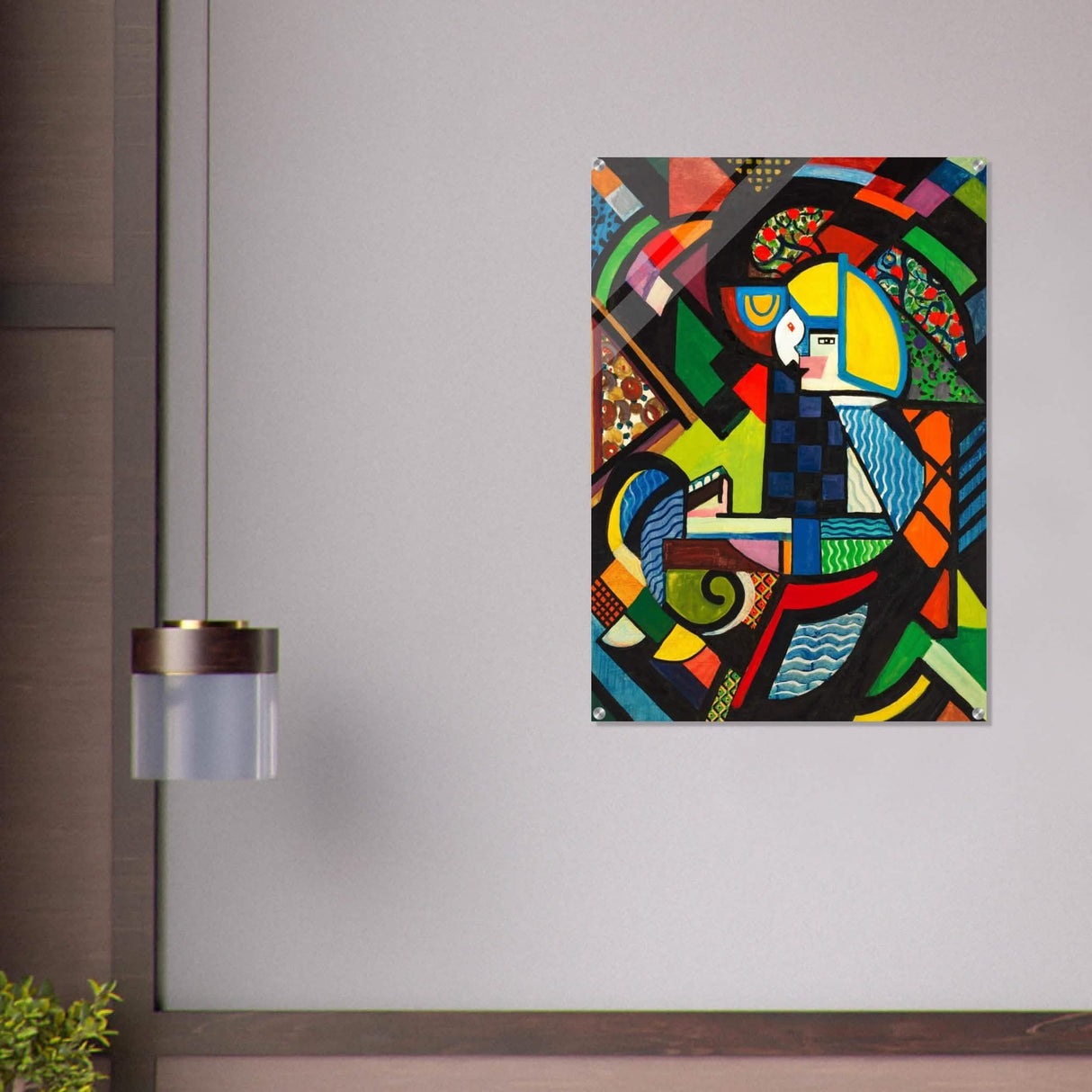 Daughter in a Rocker by H. Lyman Sayen 1918 - Acrylic Print - 70x100 cm / 28x40″ -