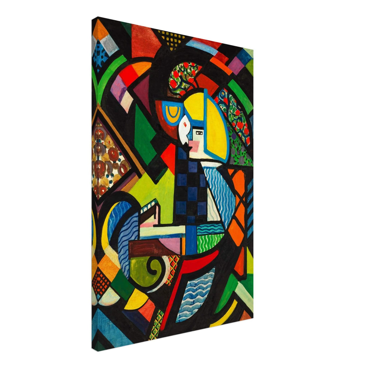 Daughter in a Rocker by H. Lyman Sayen 1918 - Canvas - 50x75 cm / 20x30″ - Slim