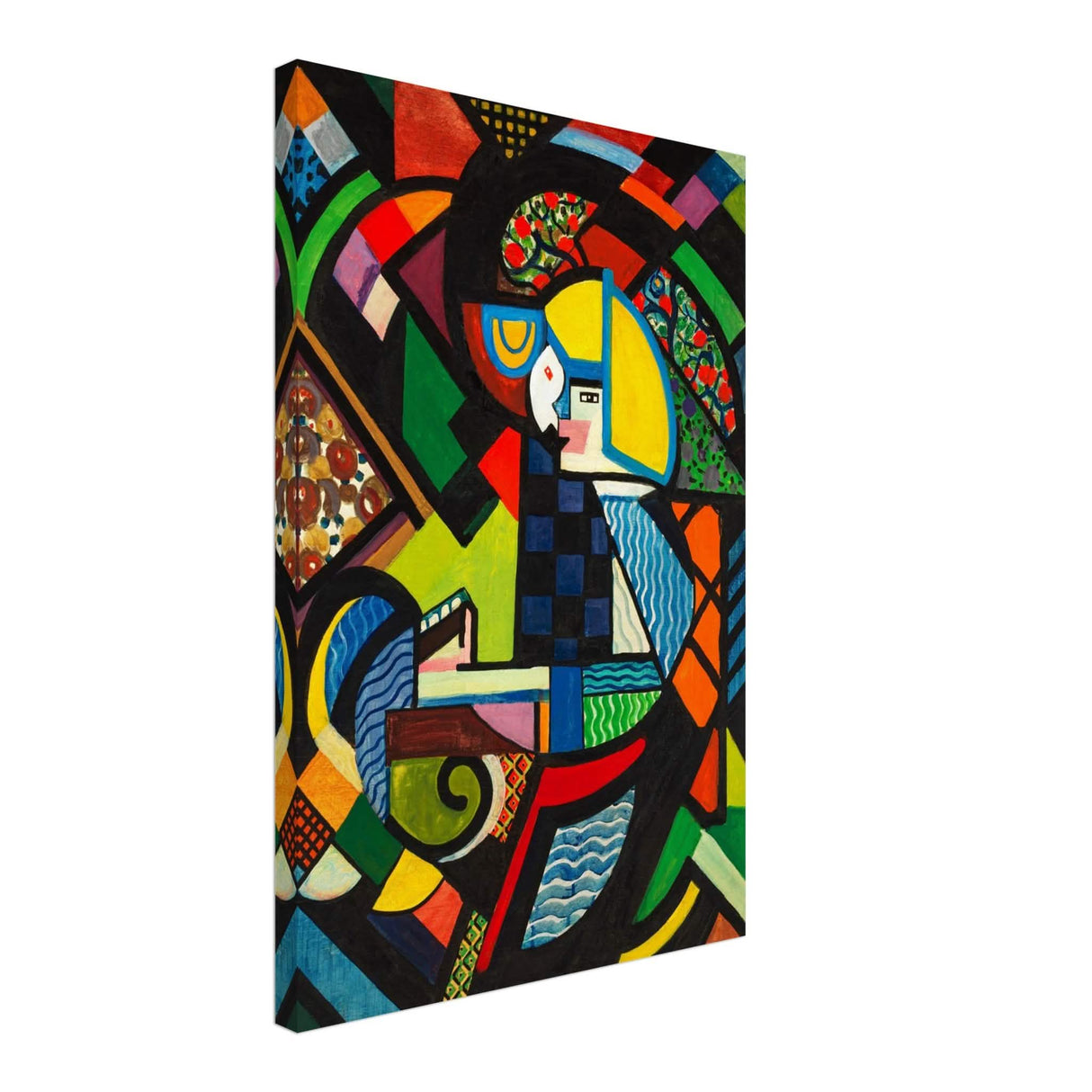 Daughter in a Rocker by H. Lyman Sayen 1918 - Canvas - 40x60 cm / 16x24″ - Slim