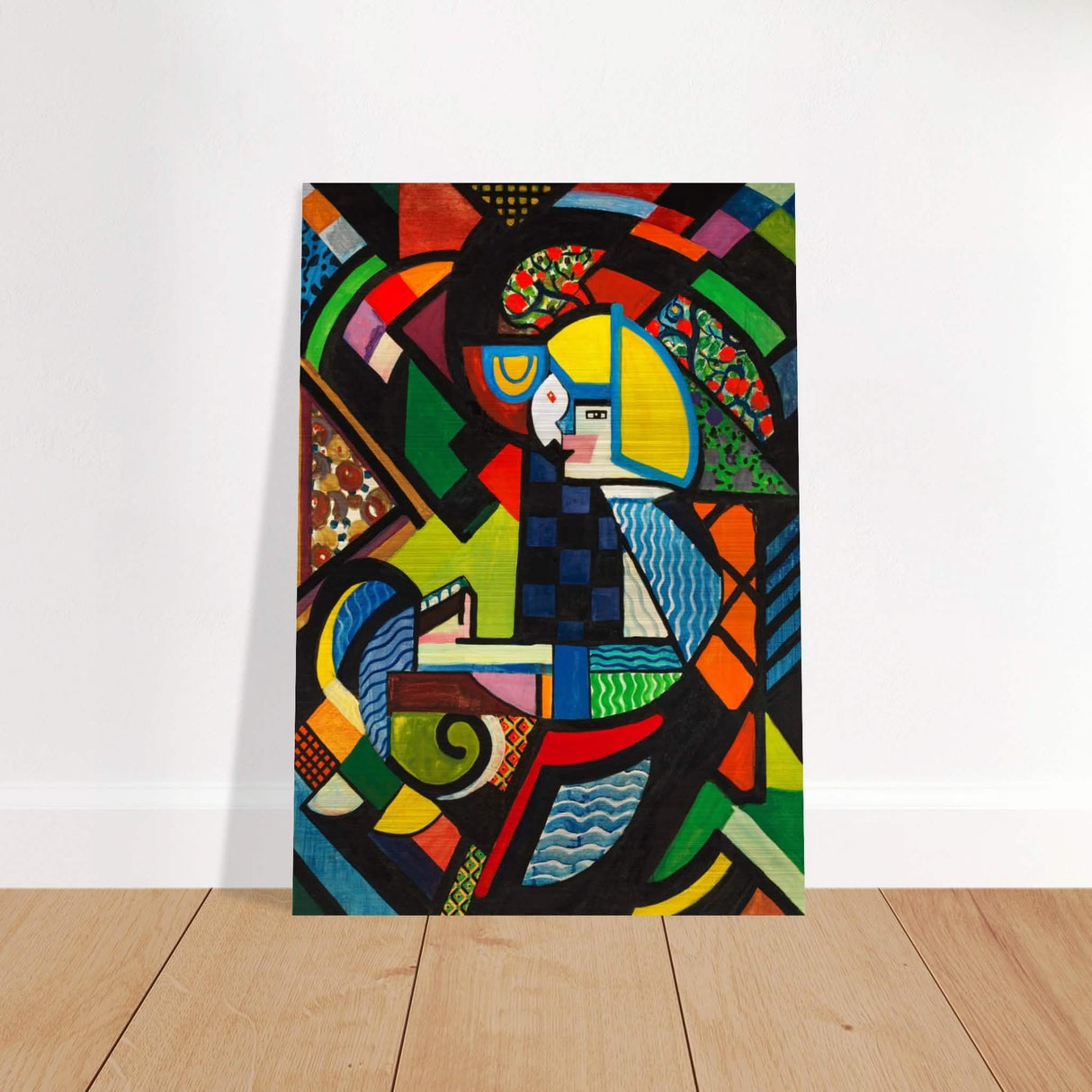 Daughter in a Rocker by H. Lyman Sayen 1918 - Brushed Aluminum Print - 70x100 cm / 28x40″ -