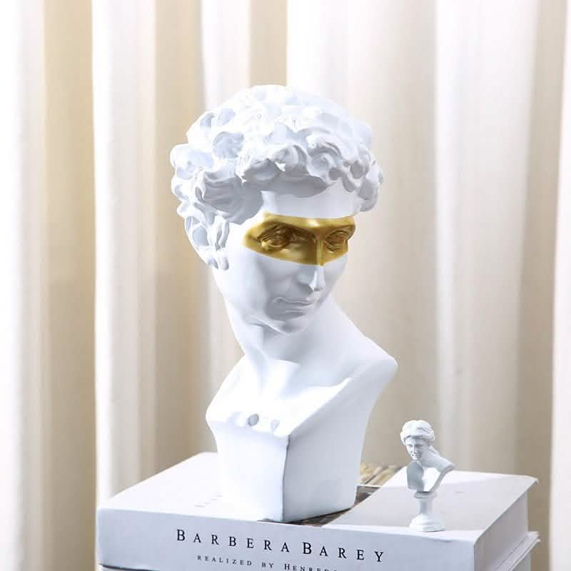 David Sculpture – Classical Renaissance Home Décor - White -
