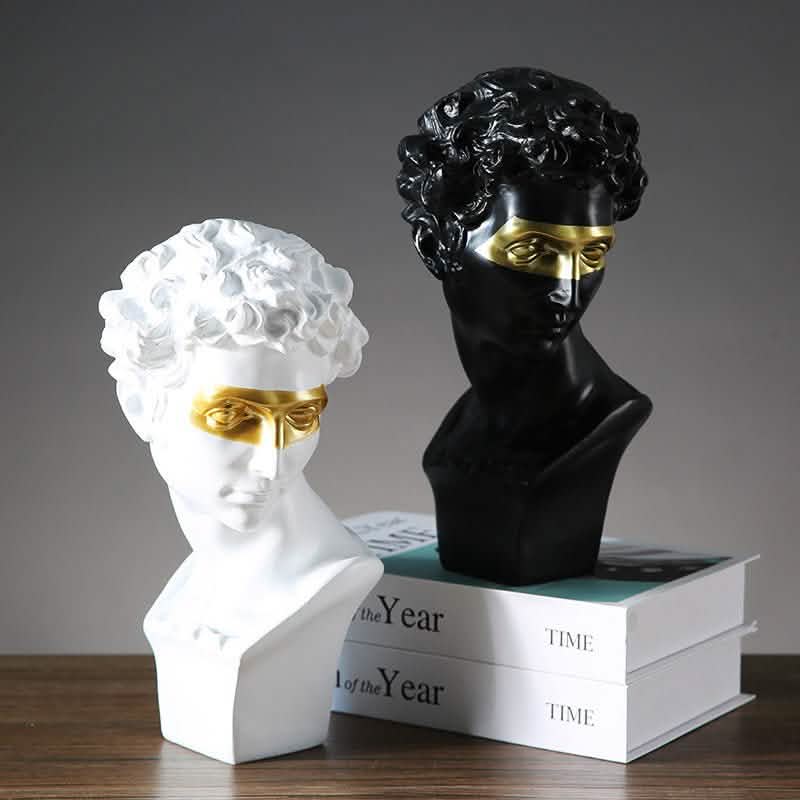 David Sculpture – Classical Renaissance Home Décor - White -