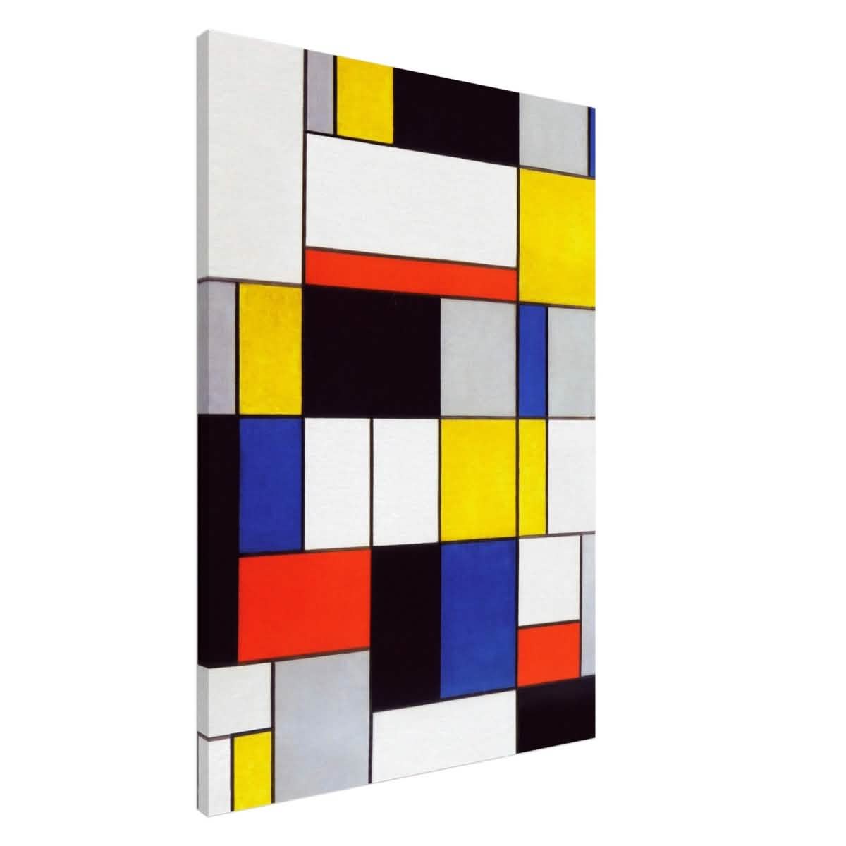De Stijl Art | Composition A by Piet Mondrian - Canvas - 70x100 cm / 28x40″ - Slim