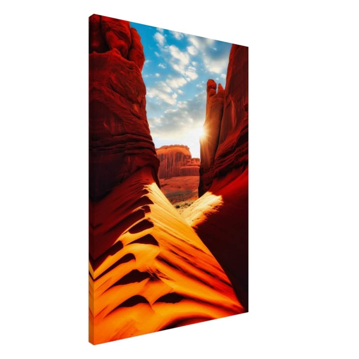 Desert Vibrant Nature - Inspired Art - 30x45 cm / 12x18″ - Design Option 2 - Acrylic Print