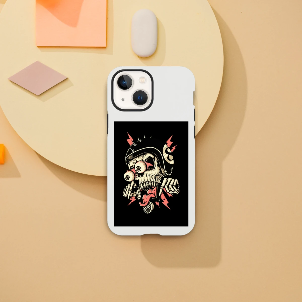 Designer Phone cases for iphone | Pop Art Skeleton | 2 design options - iPhone 13 Mini - Design Option 1 -