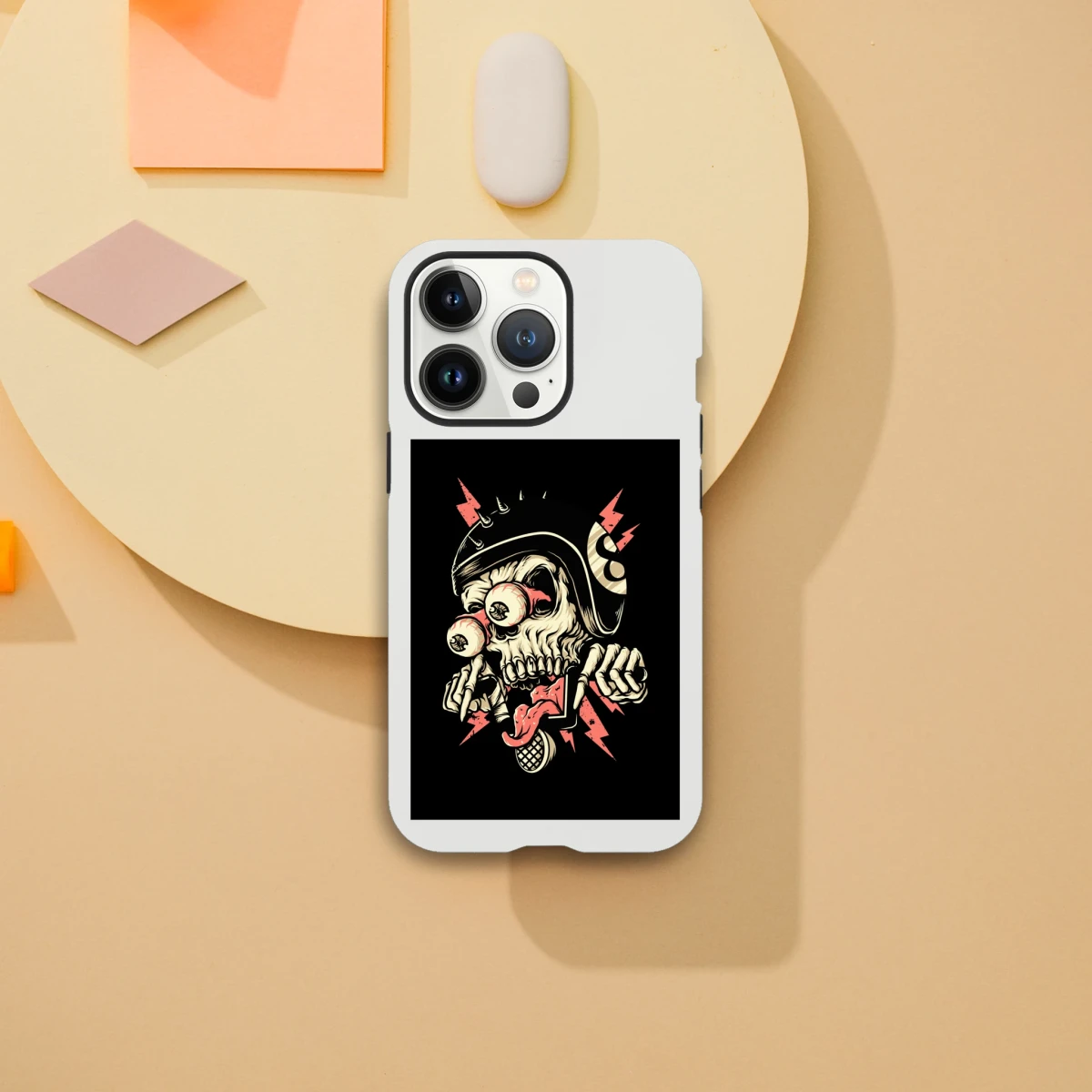 Designer Phone cases for iphone | Pop Art Skeleton | 2 design options - iPhone 13 Pro - Design Option 3 -
