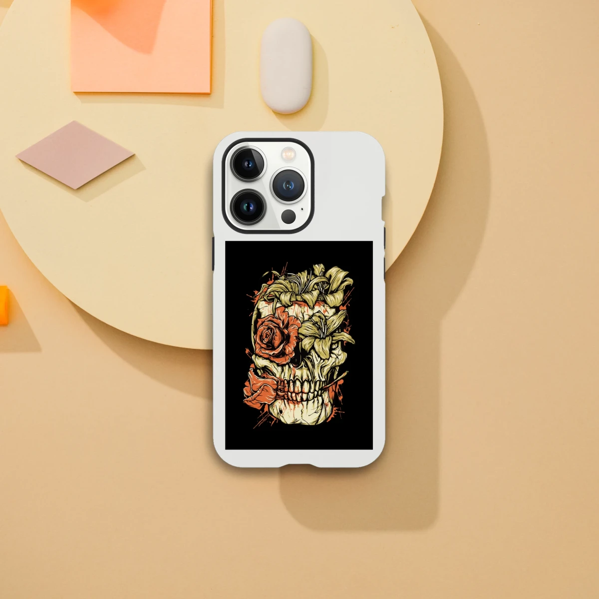 Designer Phone cases for iphone | Pop Art Skeleton | 2 design options - iPhone 13 Pro - Design Option 2 -