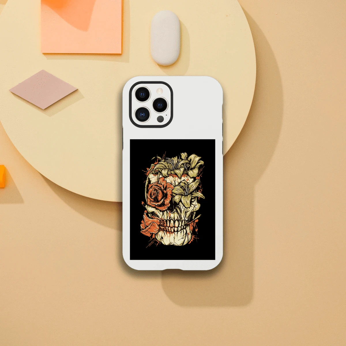 Designer Phone cases for iphone | Pop Art Skeleton | 2 design options - iPhone 12 Pro - Design Option 2 -