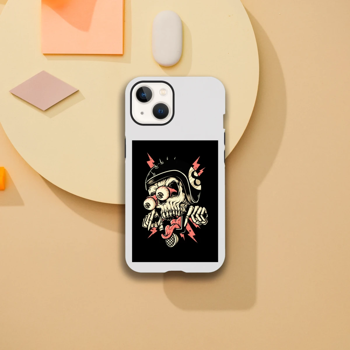 Designer Phone cases for iphone | Pop Art Skeleton | 2 design options - iPhone 13 - Design Option 1 -