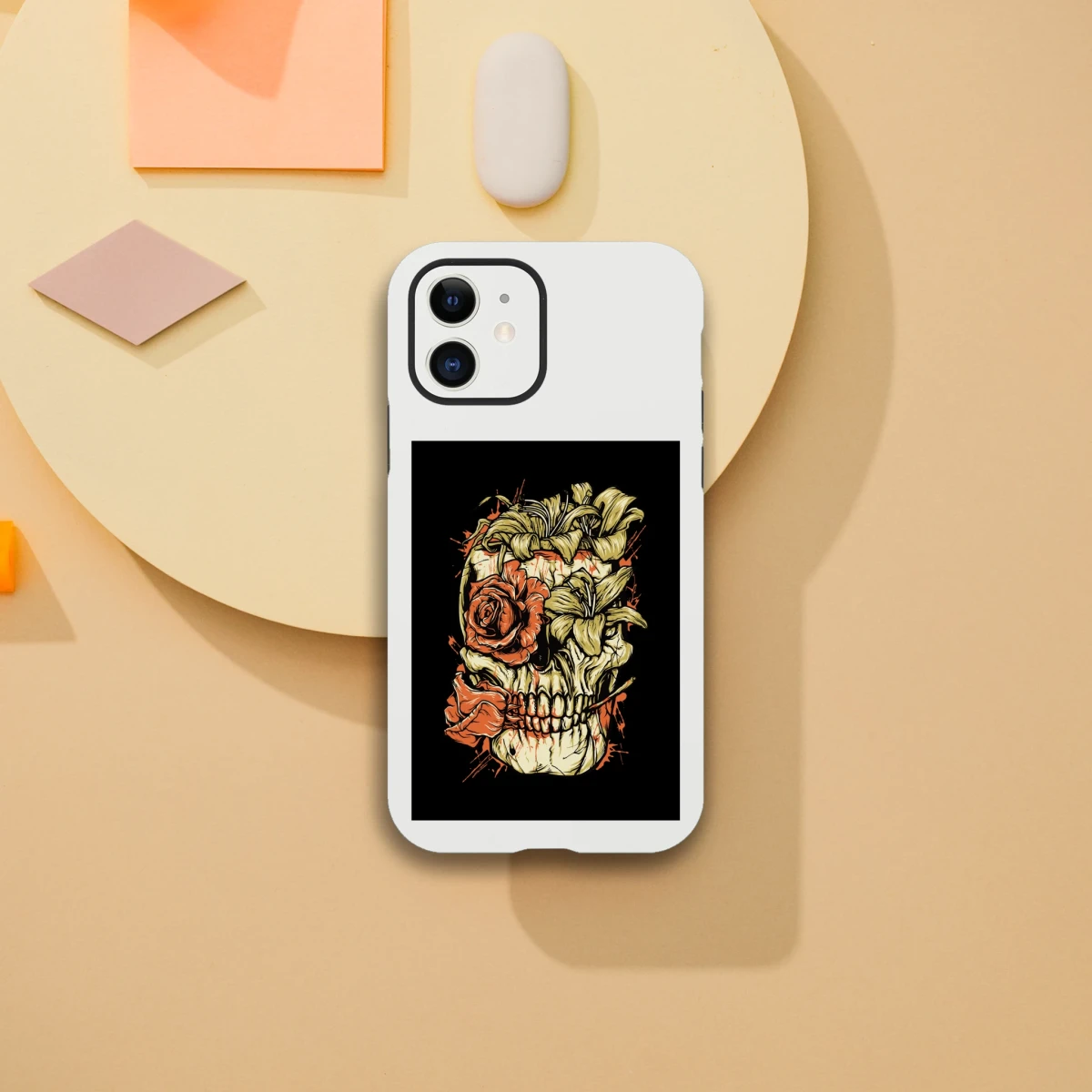 Designer Phone cases for iphone | Pop Art Skeleton | 2 design options - iPhone 12 - Design Option 2 -