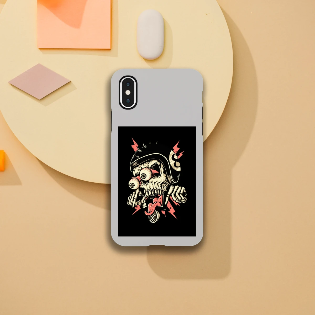 Designer Phone cases for iphone | Pop Art Skeleton | 2 design options - iPhone XS - Design Option 1 -