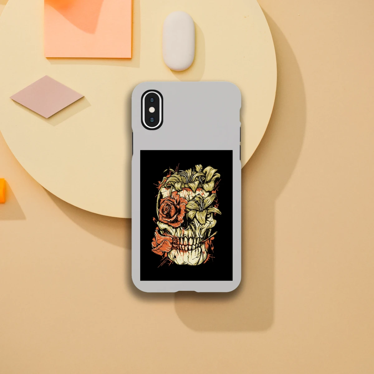 Designer Phone cases for iphone | Pop Art Skeleton | 2 design options - iPhone X - Design Option 2 -