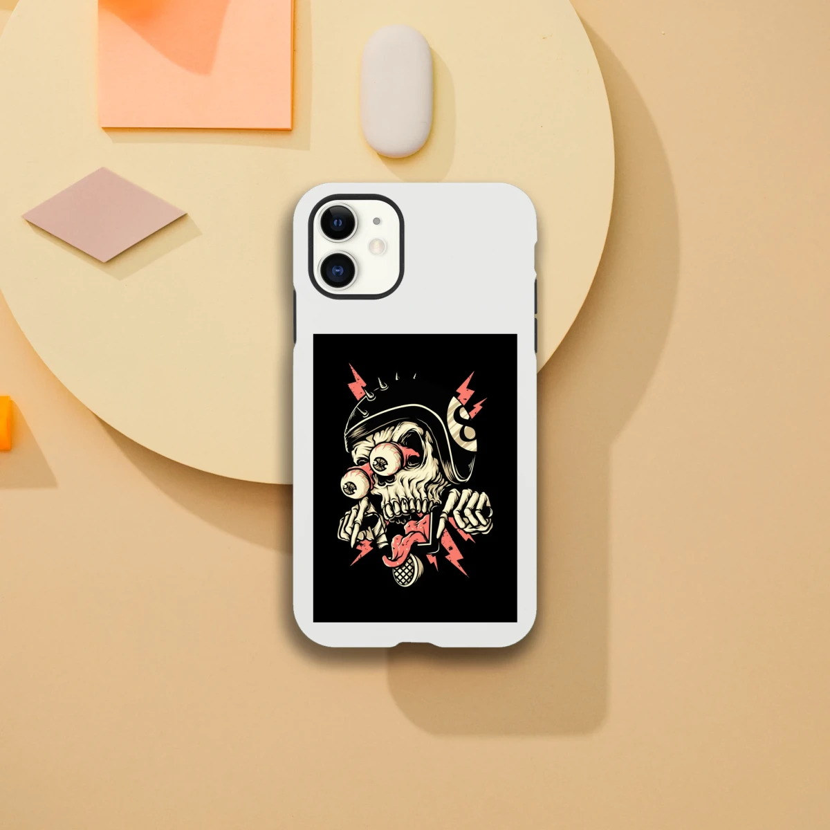 Designer Phone cases for iphone | Pop Art Skeleton | 2 design options - iPhone 11 - Design Option 1 -