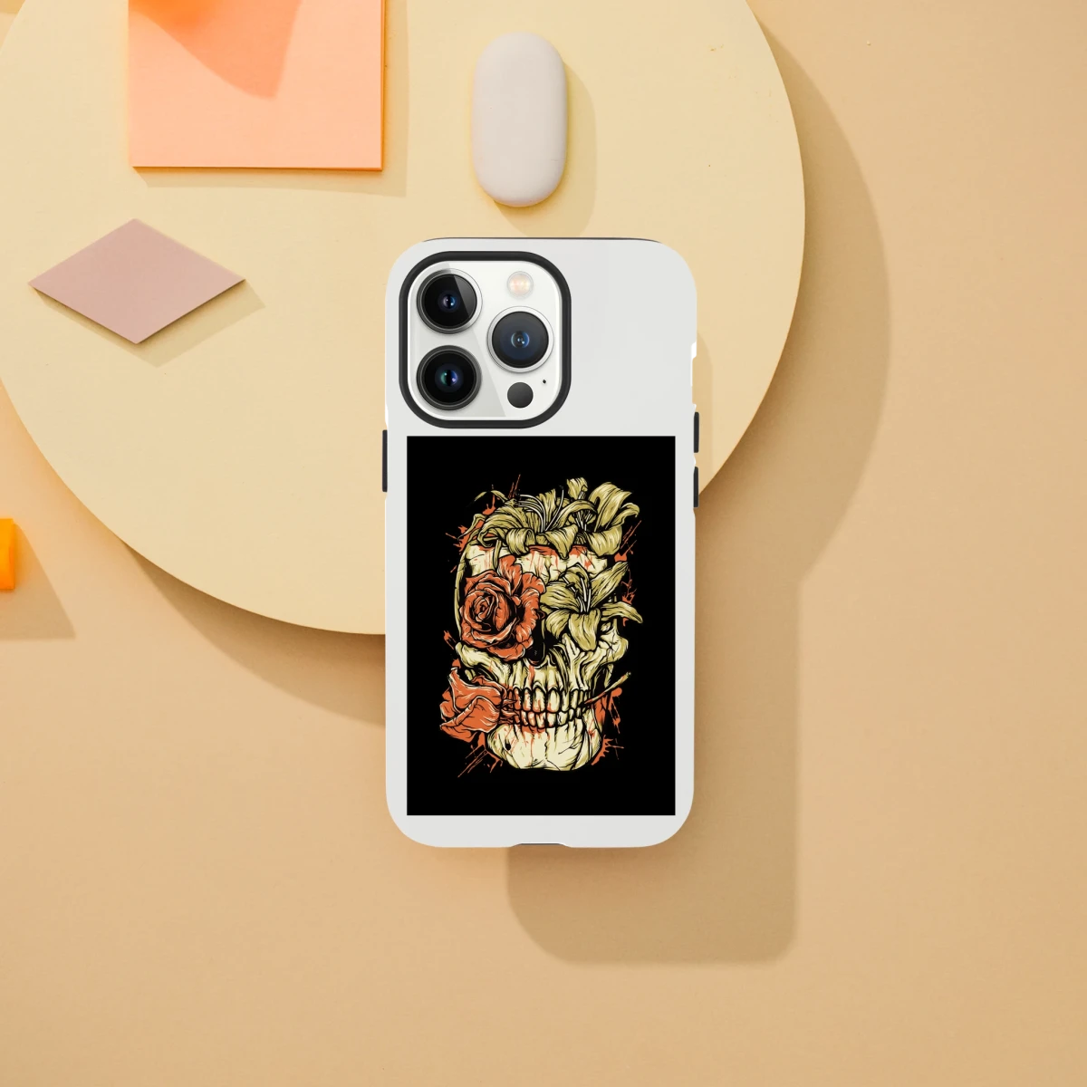 Designer Phone cases for iphone | Pop Art Skeleton | 2 design options - iPhone 13 Pro Max - Design Option 2 -