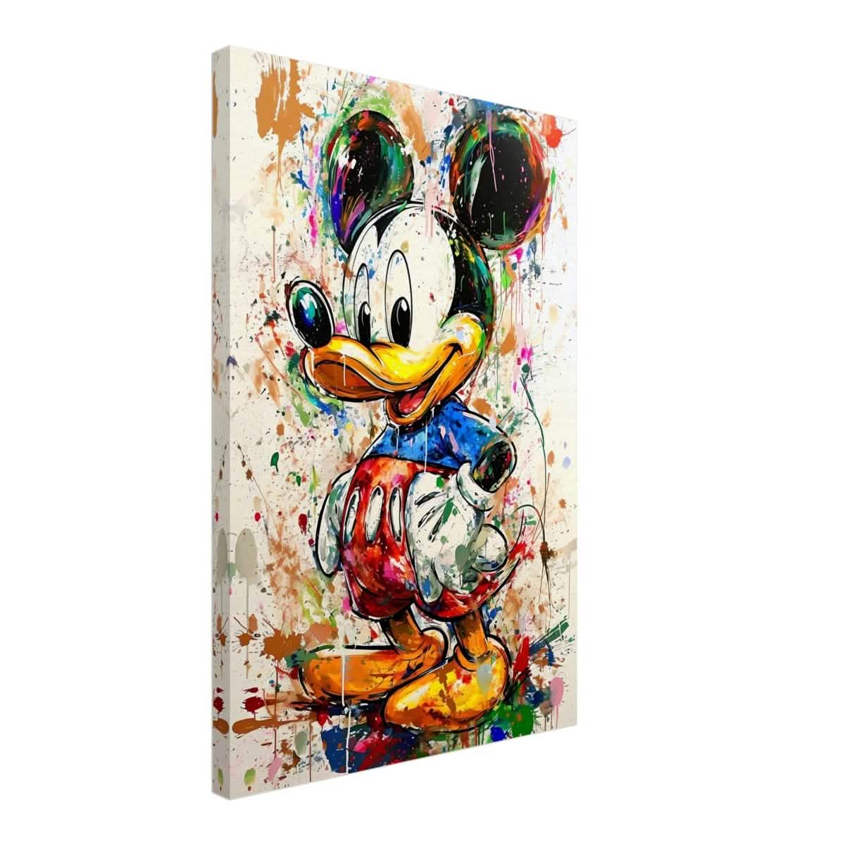Digital Pop Art wall art print | Mickey Mouse Graffiti | Kid's Room Art Print - Canvas - 40x60 cm / 16x24″ -