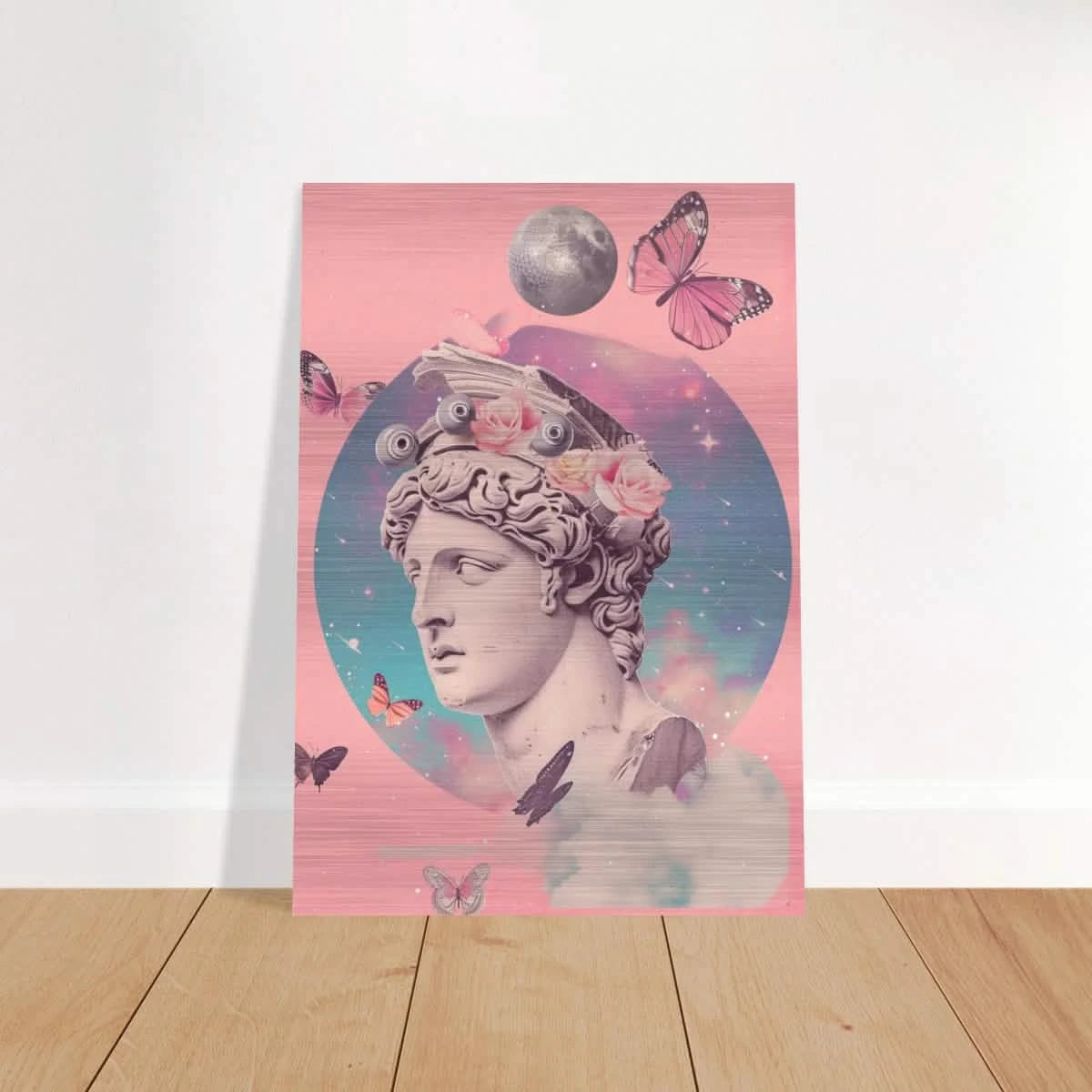 Divine Daydream – Neo - Classical Cosmic Reverie | Wall Art Print - Brushed Aluminum Print - 70x100 cm / 28x40″ -